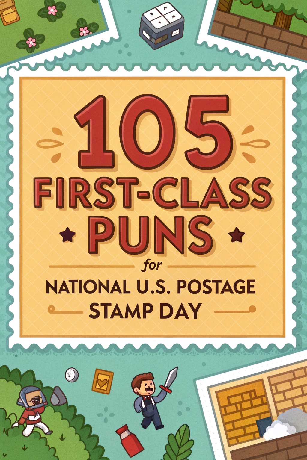 First-Class Puns for Celebrating National U.S. Postage Stamp Day
